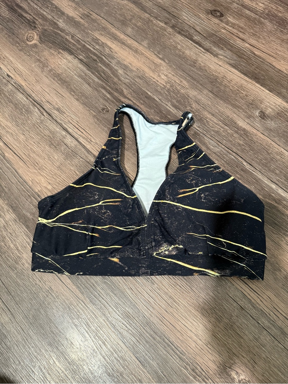 🐯✨ LiCi Fit Strappy Sports Bra – “Tiger’s Eye” ✨🐯